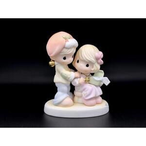 Precious Moments Figurine Couple with Bells